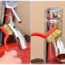 Mini Wire Brush Set - Brass, Nylon, Steel for Cleaning & Rust Removal (3 Pcs Set)