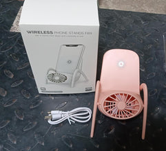 Portable Mobile Phone Holder Fan – Handheld, Multi-Function (Battery Not Include)